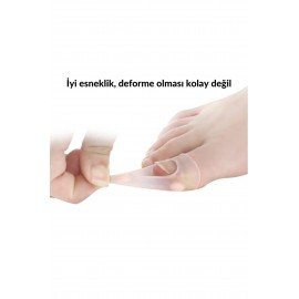 Shelax 1 Pair Silicone Ingrown Toenail Correction Tool Invisible Ingrown Toe Nail Care Elastic Straightening Clip Brace