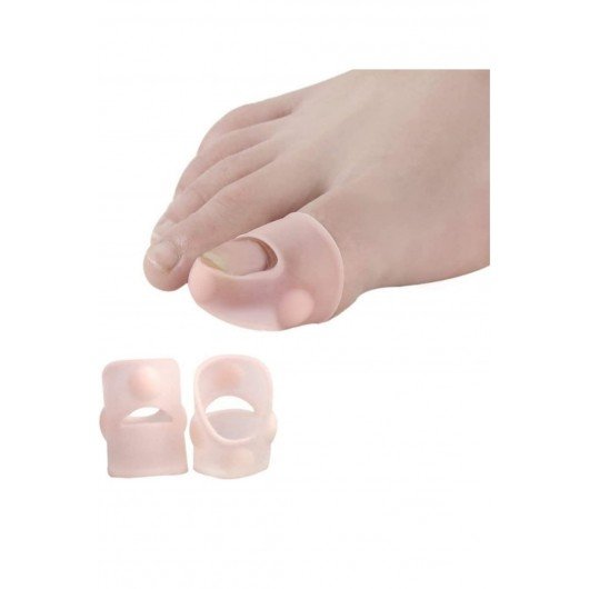 Shelax 1 Pair Silicone Ingrown Toenail Correction Tool Invisible Ingrown Toe Nail Care Elastic Straightening Clip Brace