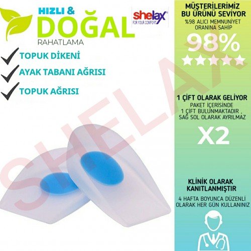 Medikal Epinli Silikon Topuk Yastığı